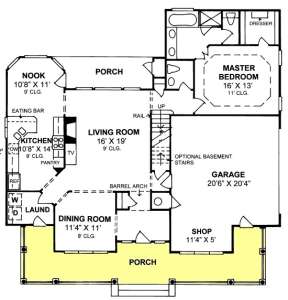 Floorplan 1 for House Plan #4848-00246
