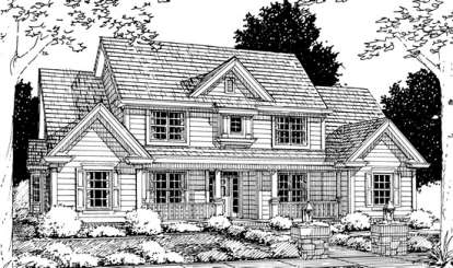 Country House Plan #4848-00247 Elevation Photo