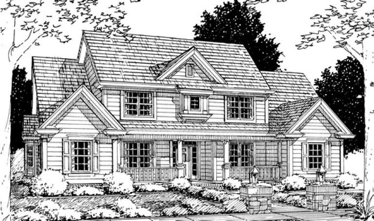 House Plan House Plan #13917 Front Elevation