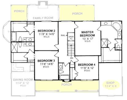 Floorplan 2 for House Plan #4848-00247