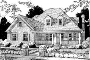 Country House Plan #4848-00250 Elevation Photo