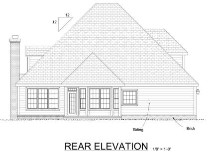 Country House Plan #4848-00250 Elevation Photo