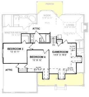 Floorplan 2 for House Plan #4848-00250