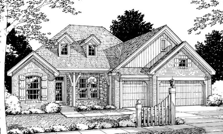 House Plan House Plan #13921 Front Elevation