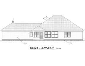 Ranch House Plan #4848-00252 Elevation Photo
