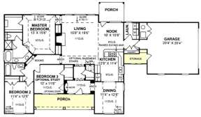 Floorplan 1 for House Plan #4848-00252