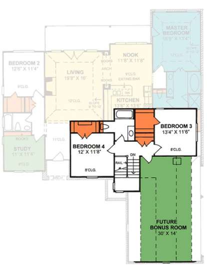 Floorplan 2 for House Plan #4848-00253