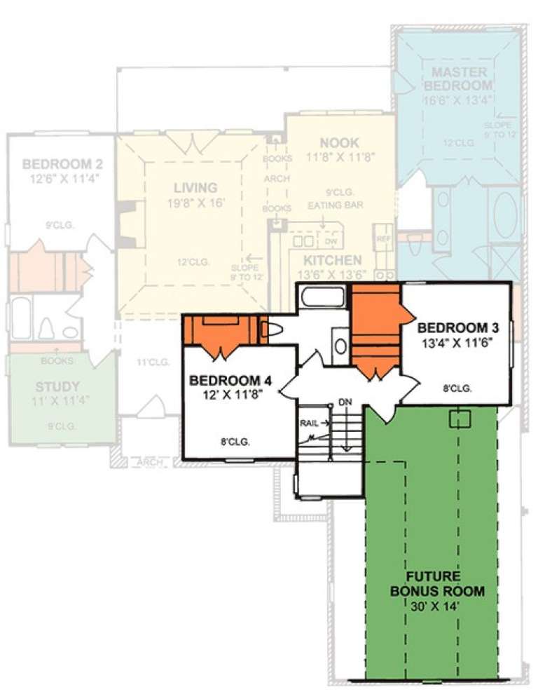 House Plan House Plan #13923 Drawing 2