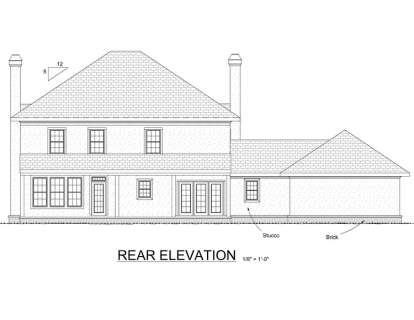 French Country House Plan #4848-00254 Elevation Photo