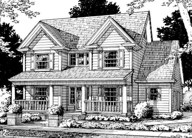 House Plan House Plan #13928 Front Elevation
