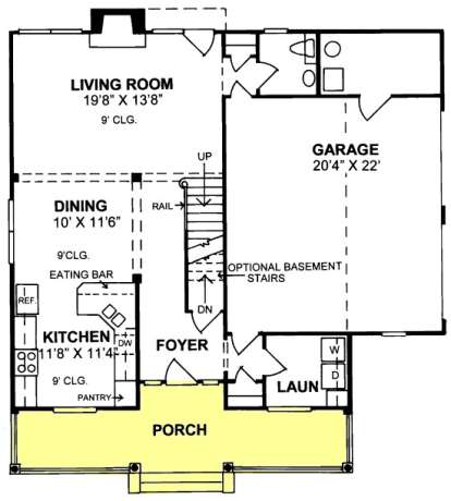 Floorplan 1 for House Plan #4848-00258