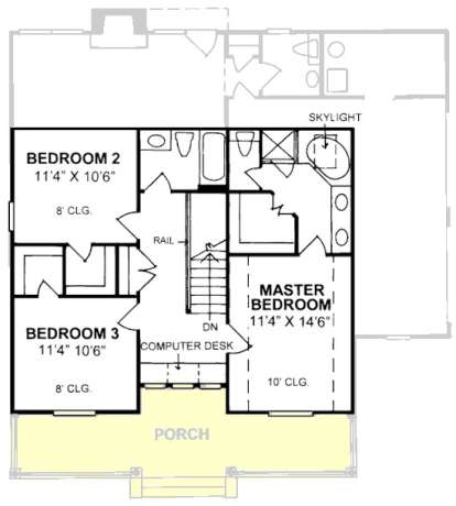 Floorplan 2 for House Plan #4848-00258