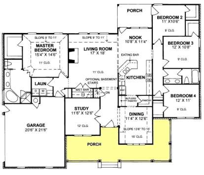 House Plan House Plan #13929 Drawing 1