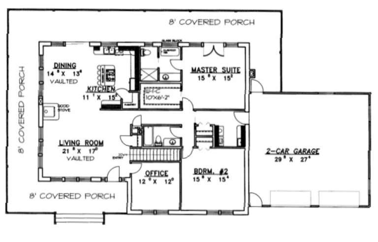 House Plan House Plan #1393 Drawing 2