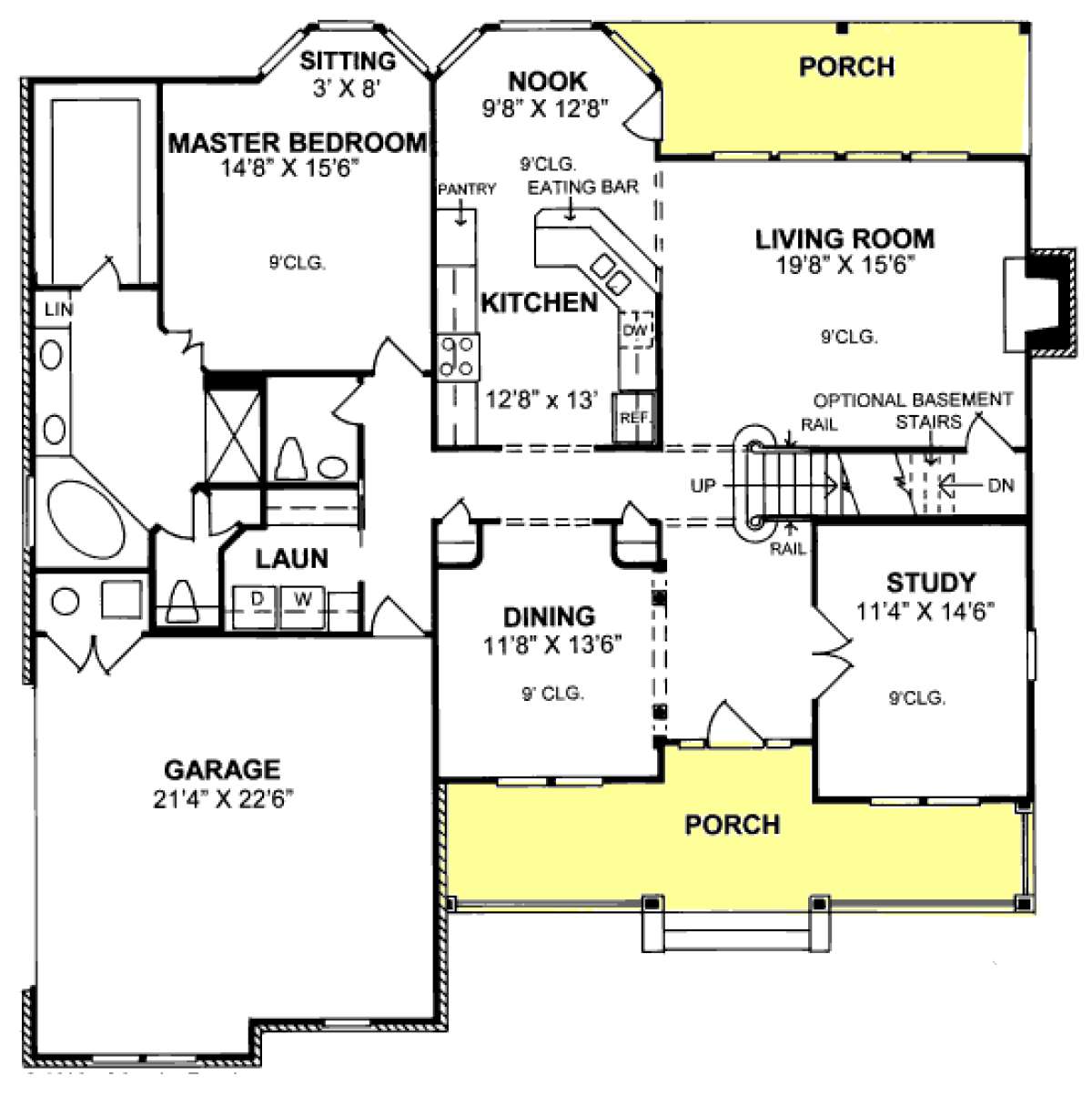 Floorplan 1 for House Plan #4848-00260