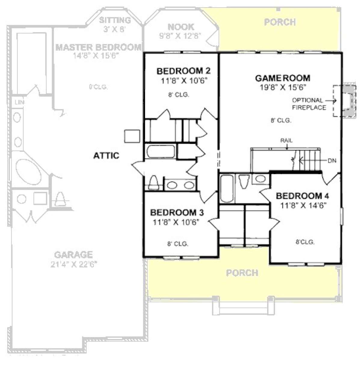 Floorplan 2 for House Plan #4848-00260