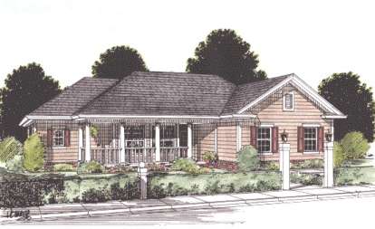 Traditional House Plan #4848-00265 Elevation Photo