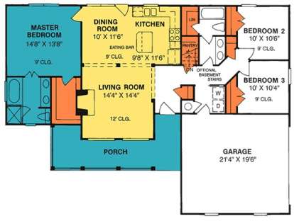 Floorplan1 for House Plan #4848-00265