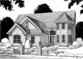 Traditional House Plan #4848-00266 Elevation Photo