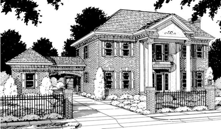 House Plan House Plan #13937 Front Elevation