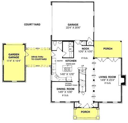 Floorplan 1 for House Plan #4848-00267