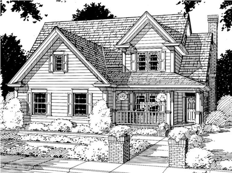 House Plan House Plan #13939 Front Elevation