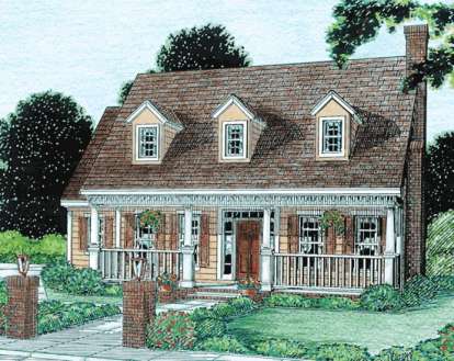 Country House Plan #4848-00270 Elevation Photo