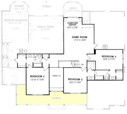 Floorplan 2 for House Plan #4848-00271