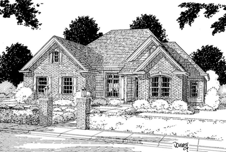 House Plan House Plan #13942 Front Elevation