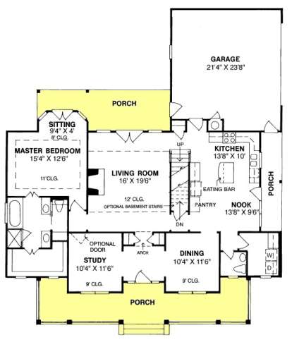 Floorplan 1 for House Plan #4848-00273