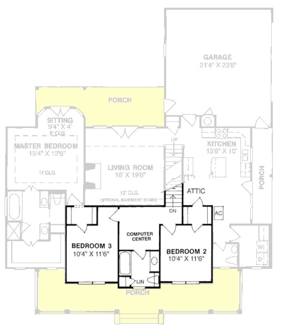 Floorplan 2 for House Plan #4848-00273