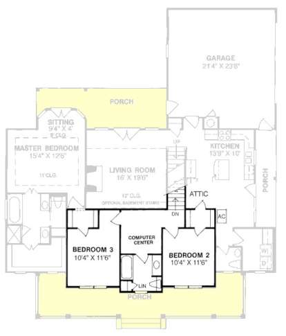 Floorplan 2 for House Plan #4848-00273