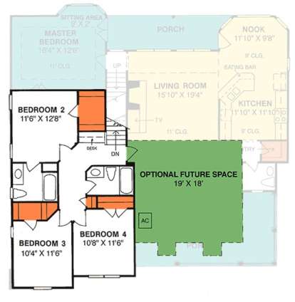 Floorplan 2 for House Plan #4848-00275
