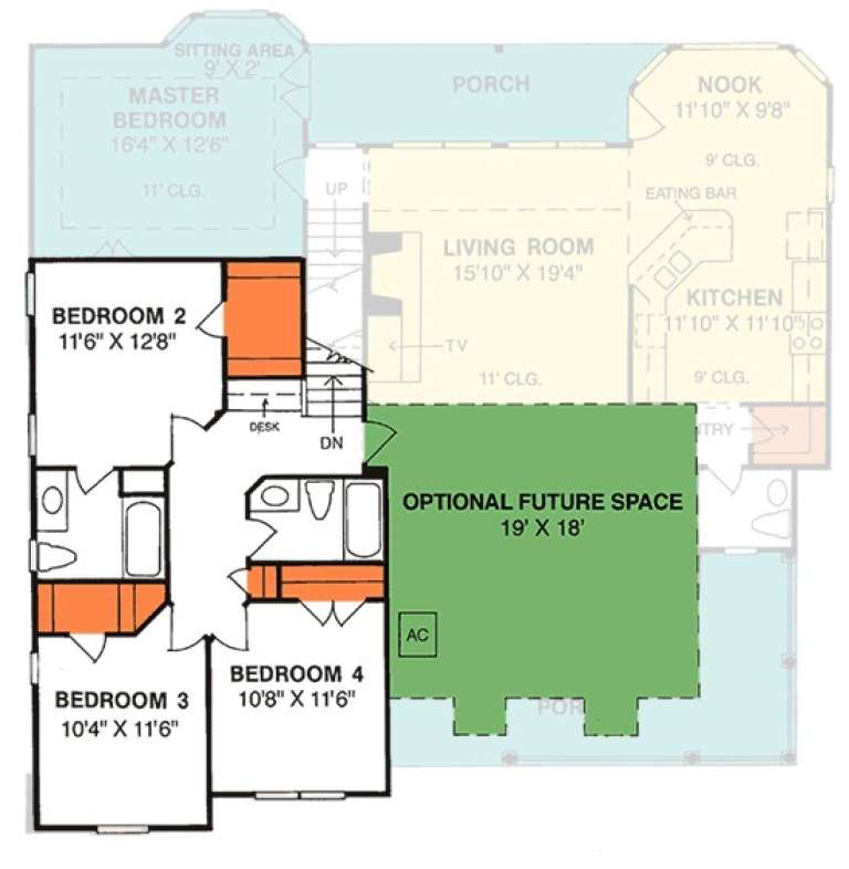 House Plan House Plan #13945 Drawing 2