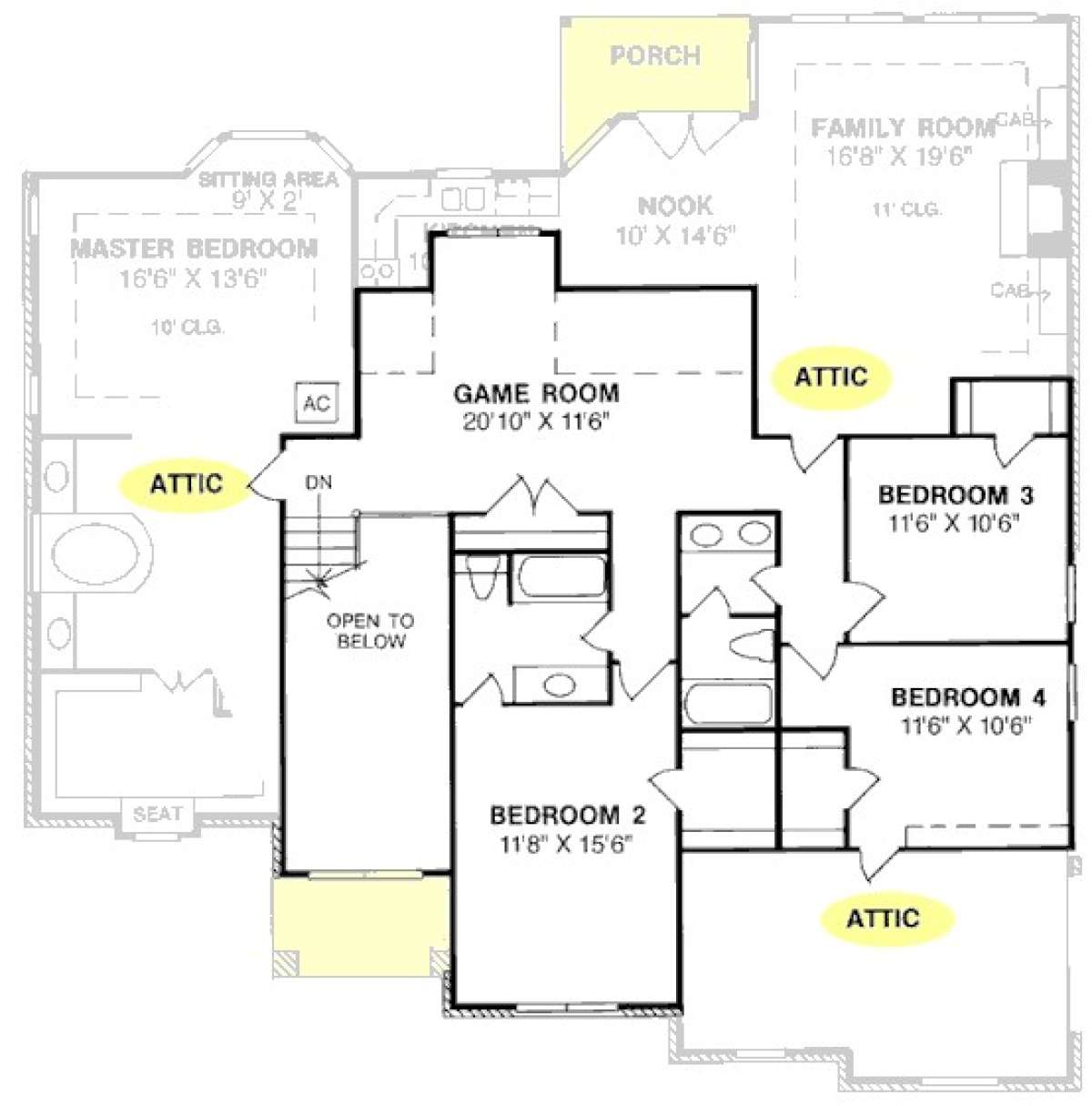 Floorplan 2 for House Plan #4848-00276