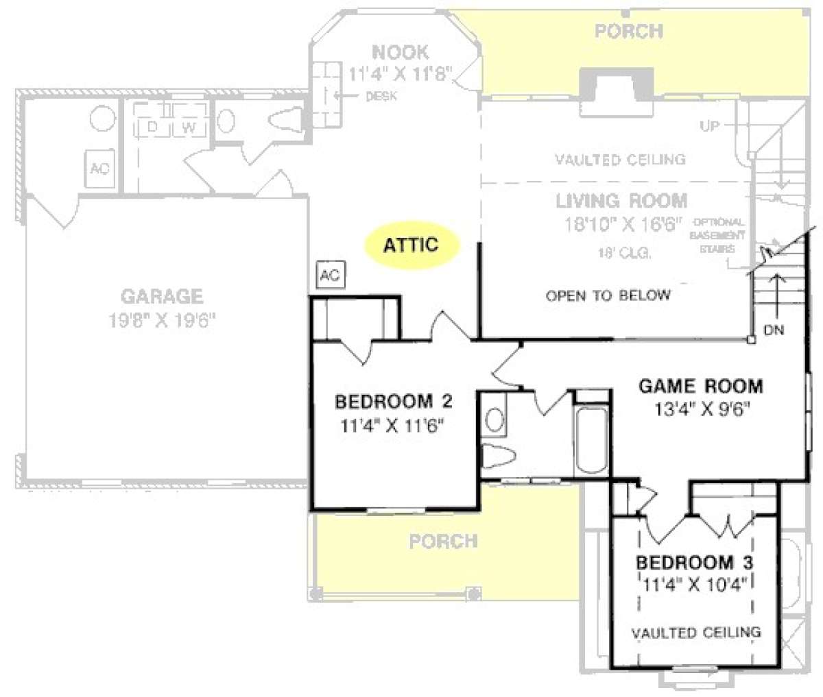 Floorplan 2 for House Plan #4848-00277
