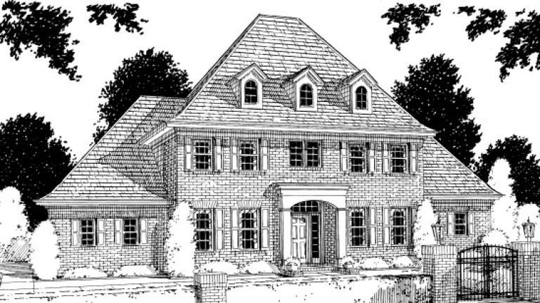House Plan House Plan #13948 Front Elevation