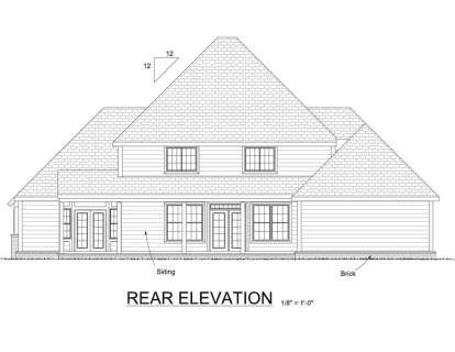 Colonial House Plan #4848-00278 Elevation Photo