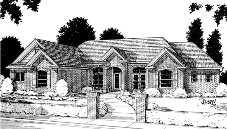 House Plan House Plan #13950 Front Elevation