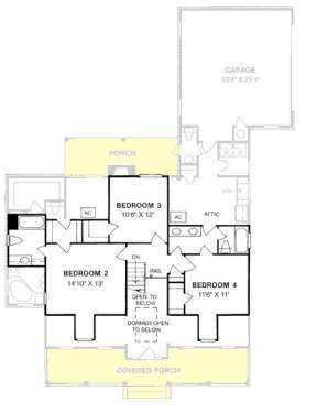 Floorplan 2 for House Plan #4848-00284