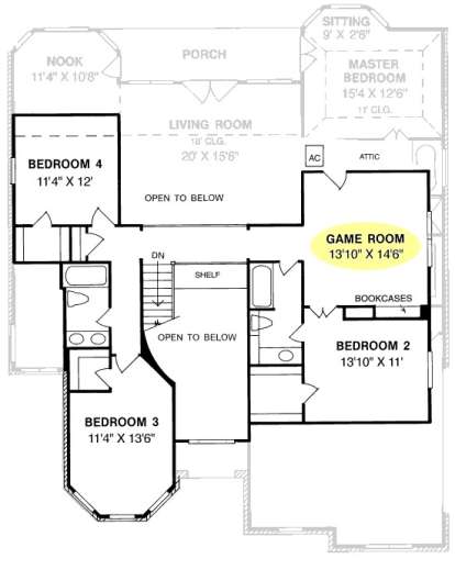 Floorplan 2 for House Plan #4848-00285