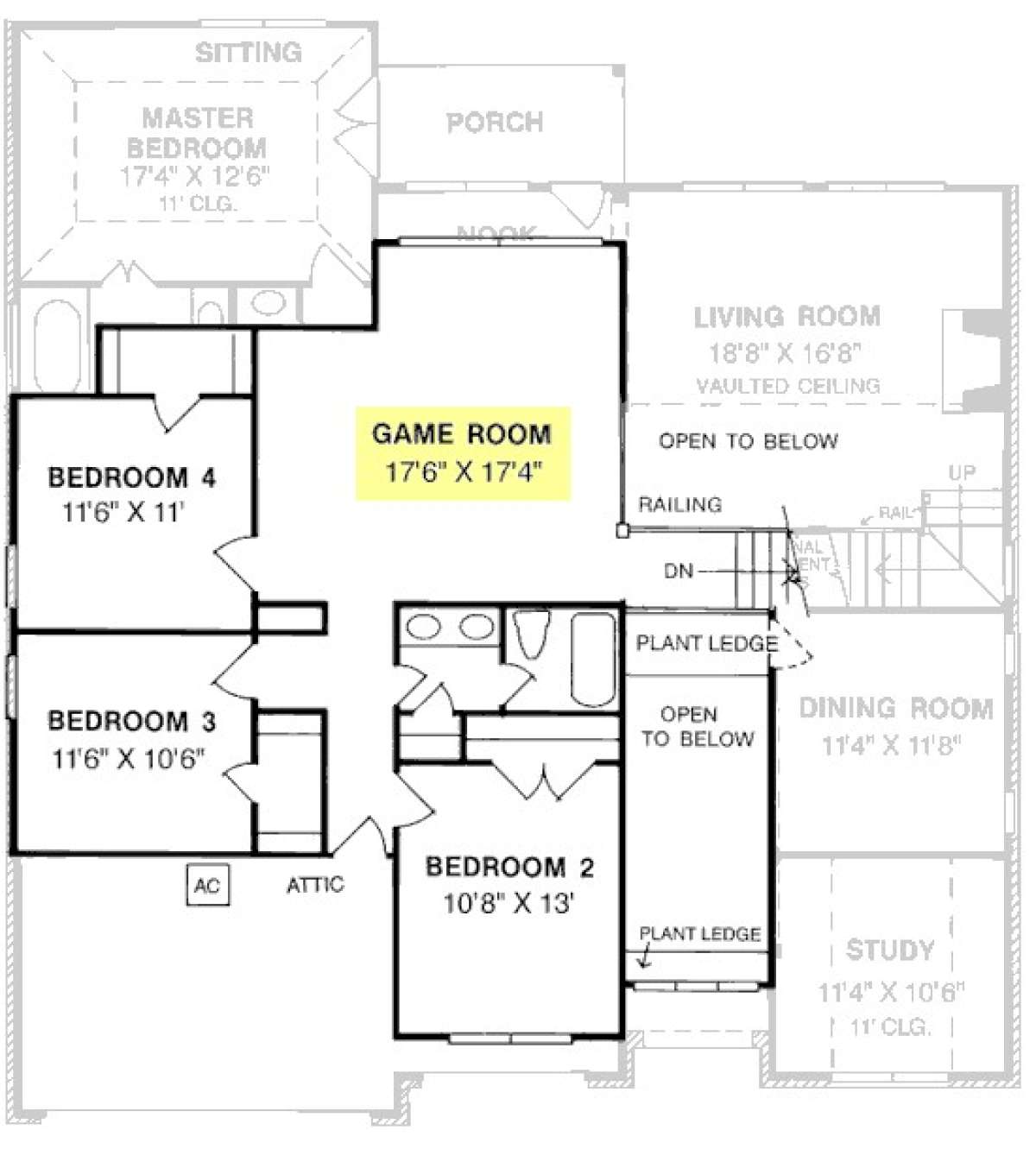 Floorplan 2 for House Plan #4848-00286