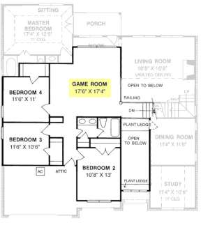 Floorplan 2 for House Plan #4848-00286
