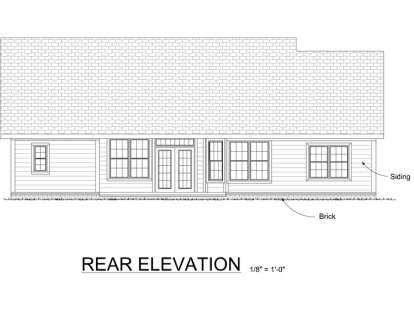 Ranch House Plan #4848-00288 Elevation Photo