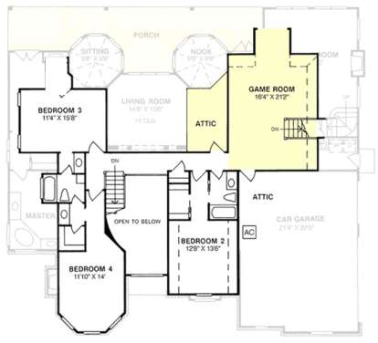 Floorplan 2 for House Plan #4848-00289