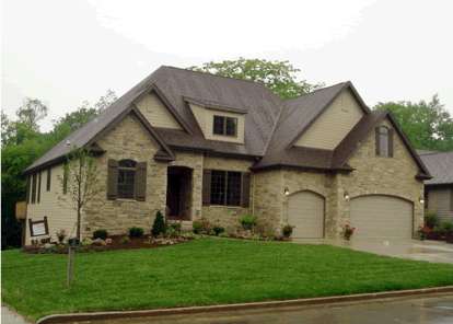 4 Bed, 3 Bath, 2606 Square Foot House Plan - #4848-00290