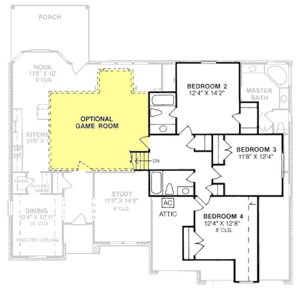 Floorplan 2 for House Plan #4848-00290