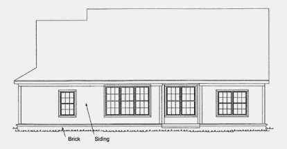 Ranch House Plan #4848-00291 Elevation Photo
