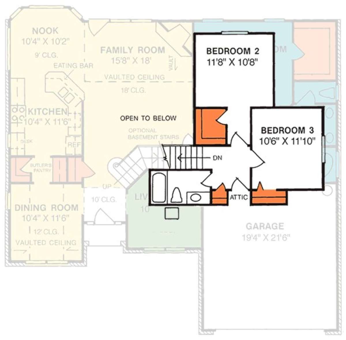 Floorplan 2 for House Plan #4848-00292
