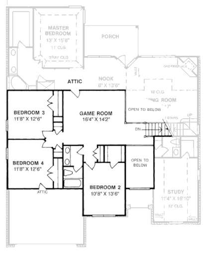 Floorplan 2 for House Plan #4848-00293